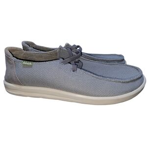 Sanuk Shaka Mesh Gray Slip-On Sneakers Men’s Size 10 Shoes